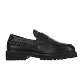 Jonathan D Penny Moc Weave Loafer - Black